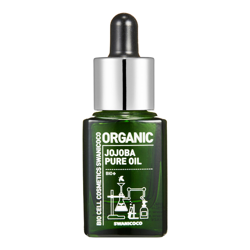 Swanicoco Organic Jojoba Pure Oil on white background