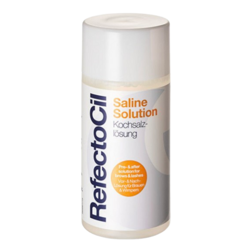 RefectoCil Saline Solution on white background