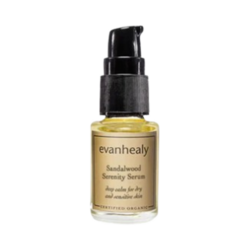 Sandalwood Serenity Serum on white background