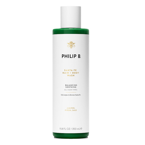 Philip B Botanical Santa Fe Hair + Body Shampoo on white background