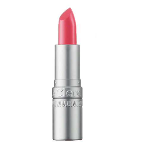 T LeClerc Satin Lipstick 55 - Pimpant on white background