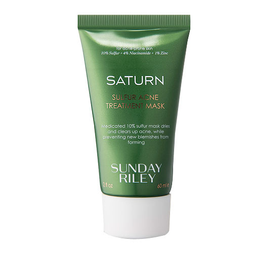 Sunday Riley Saturn Sulfur Acne Treatment Mask on white background