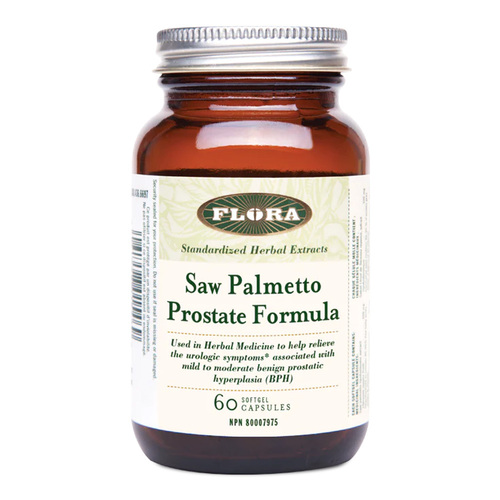 Flora Saw Palmetto Prostate Formula on white background