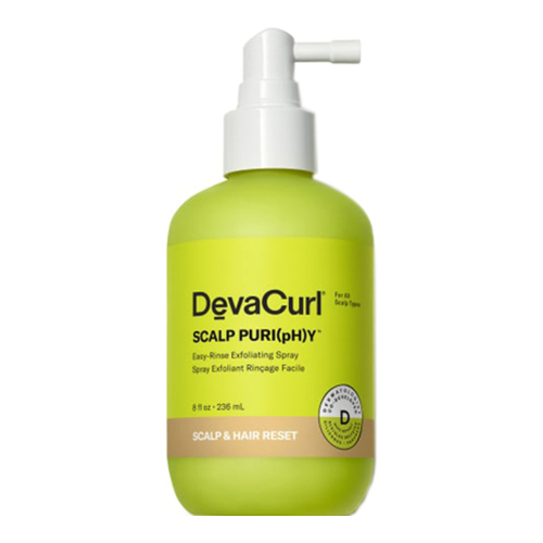 DevaCurl  Scalp Puri(pH)y Easy-Rinse Exfoliating Spray on white background