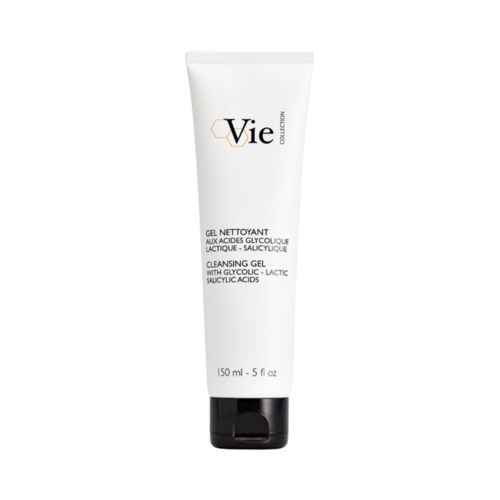 Vie Collection Cleansing Gel With Glycolic - Lactic - Salicylic Acids on white background
