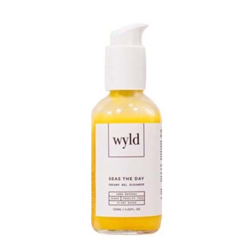 WYLD Skincare Seas The Day Creamy Gel Cleanser on white background