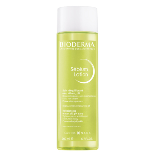 Bioderma Sebium Lotion on white background