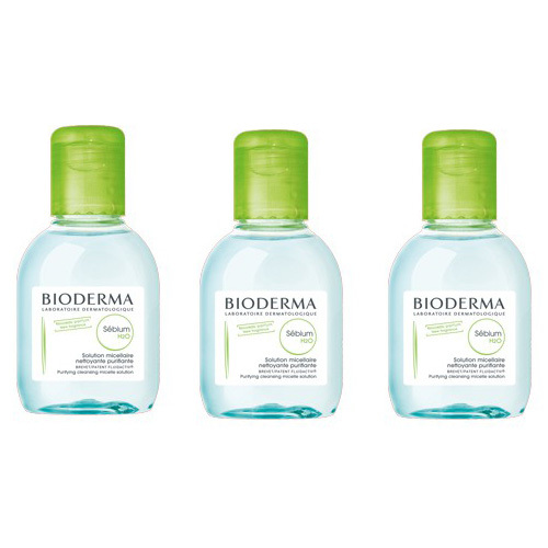 Bioderma Sebium Trio H2O on white background