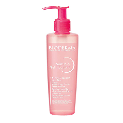 Bioderma Sensibio Foaming Gel on white background