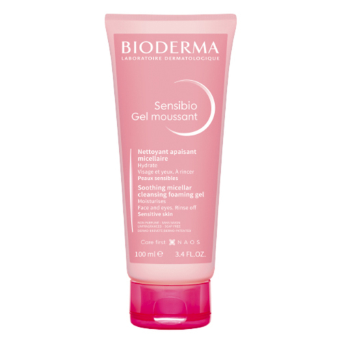 Bioderma Sensibio Foaming Gel on white background