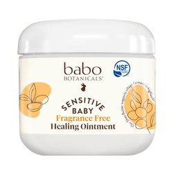 Sensitive Baby All Natural Healing Ointment on white background