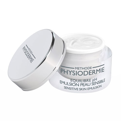 Physiodermie Sensitive Skin Emulsion on white background
