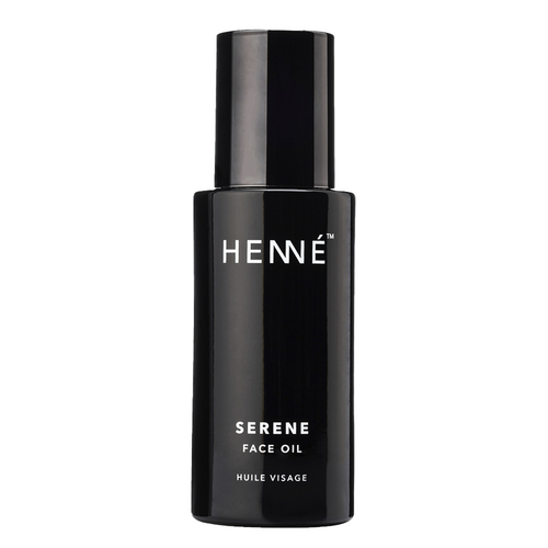 Henne Organics Serene Face Oil on white background