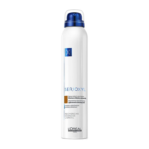 Loreal Professional Paris Serioxyl Volumizing Colored Spray - Grey on white background