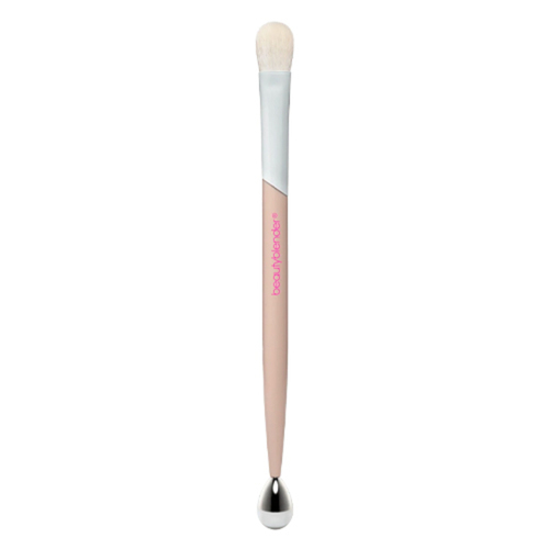 Beautyblender Shady Lady - Eyeshadow Brush and Cooling Roller on white background