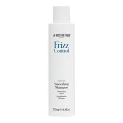 Frizz Control Smoothing Shampoo on white background