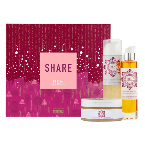 Ren Share Moroccan Rose Luxury Body Gift Set on white background