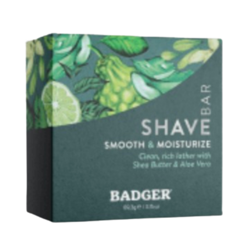 Badger Balms Shave Soap on white background