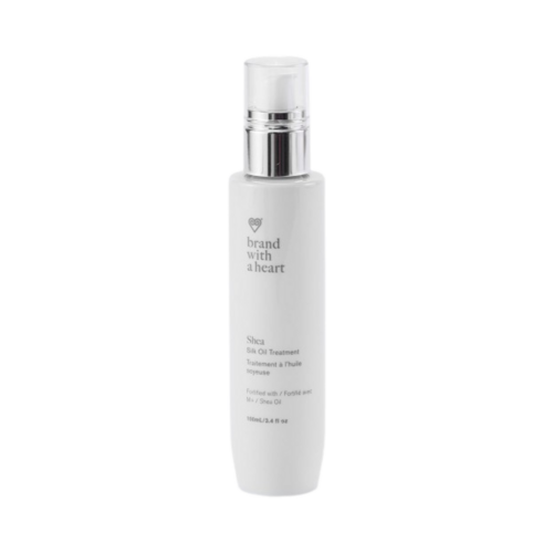 Brand With A Heart Shea Silk Oil Treatment, 100ml/3.38 fl oz Brand With A Heart Shea Silk Oil Treatment on white background