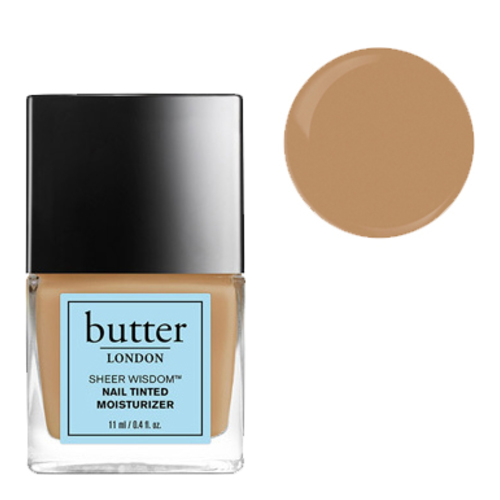 butter LONDON Sheer Wisdom Nail Tinted Moisturizer - Deep on white background