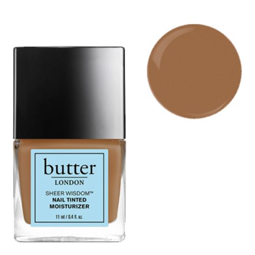 butter LONDON Sheer Wisdom Nail Tinted Moisturizer - Deep on white background