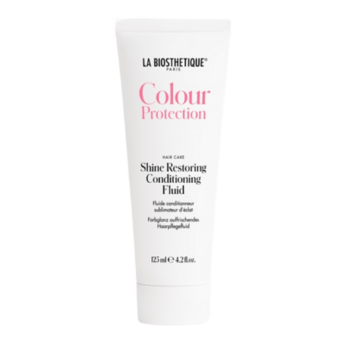 La Biosthetique Shine Restoring Conditioning Fluid on white background