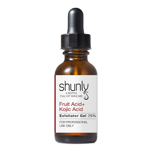 Shunly Fruit Acid + Kojic Acid Exfoliator Gel 7.5%, 30ml/1 fl oz