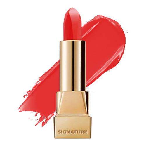 MISSHA Signature Glam Art Rouge SPF15/PA+ SCR305 | Mambo Orange on white background