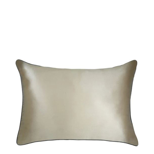 Kumuya Silk Pillowcase - Champagne Gold on white background