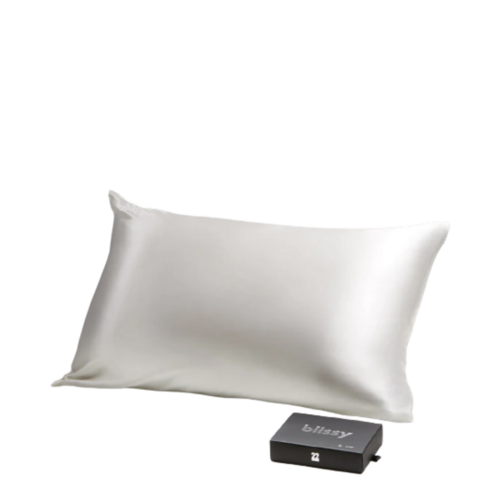 Blissy Standard 100% Mulberry Silk Pillowcase White