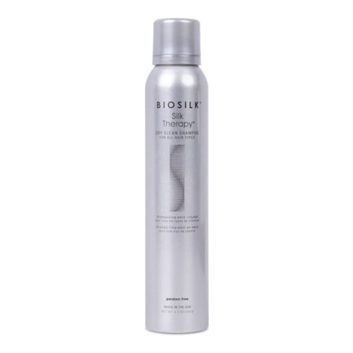 Biosilk  Silk Therapy Dry Clean Shampoo on white background