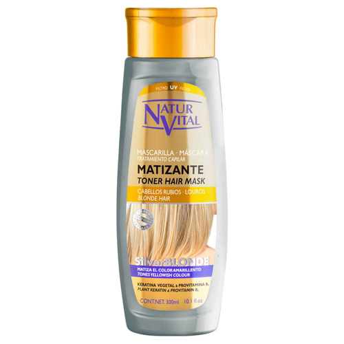 Natur Vital Silver Blonde Hair Mask on white background