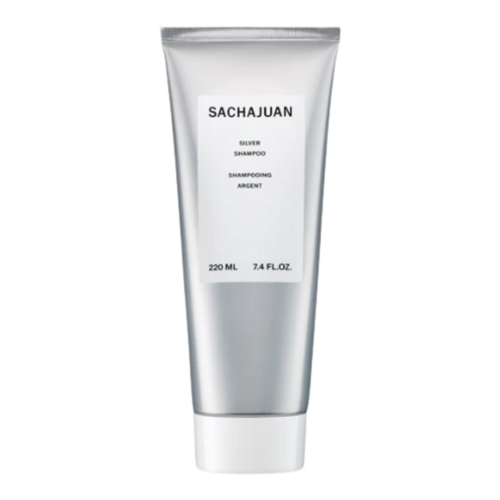 Sachajuan Silver Shampoo on white background