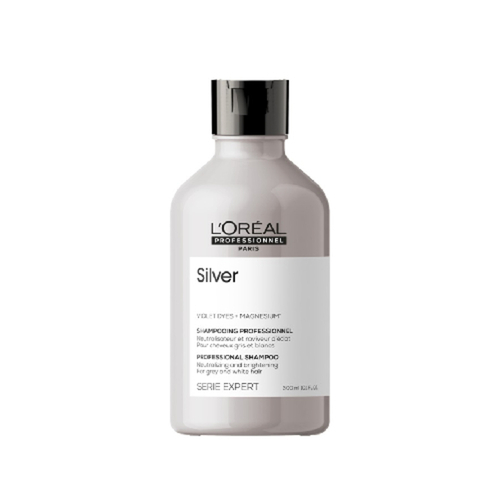 Loreal Professional Paris Silver Shampoo on white background