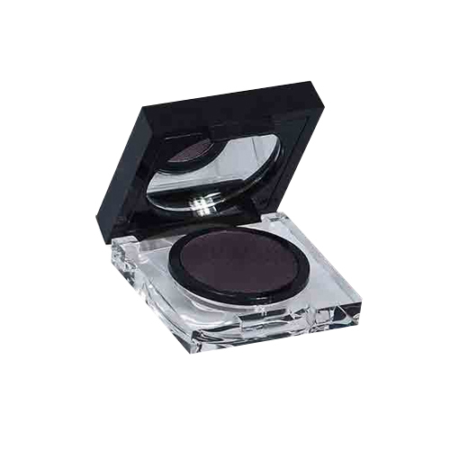 Mineralogie Single Pressed Eye Shadow Compact - Chocolat on white background