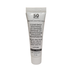 SkinCeuticals Clear Daily Soothing UV Defense Cream SPF 50 on white background
