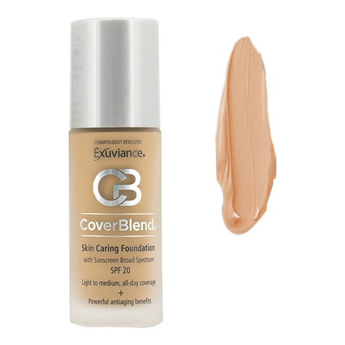 Exuviance Skin Caring Foundation SPF 20 - Classic Beige on white background