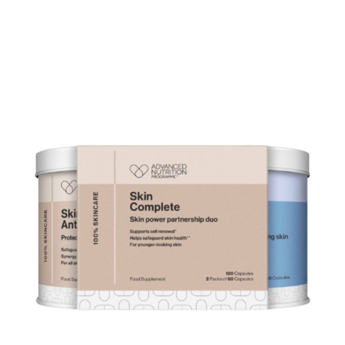 Advanced Nutrition Programme Skin Complete (Skin Vit A + and Skin Antioxidant) on white background