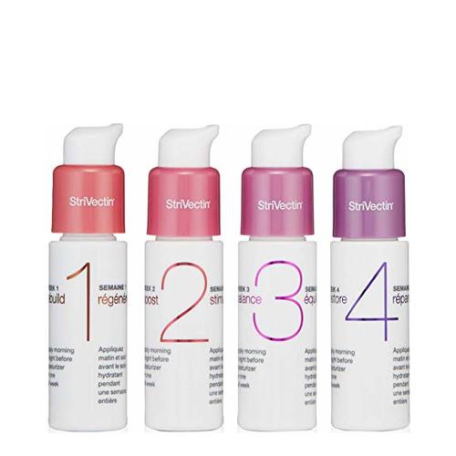 Strivectin Skin Reset 4 Week Rejuvenation System- 4 X 9ML Rebuild, Boost, Balance, Restore on white background
