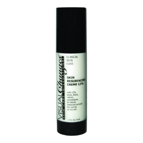 Visual Changes Skin Resurfacing Cream 12% on white background