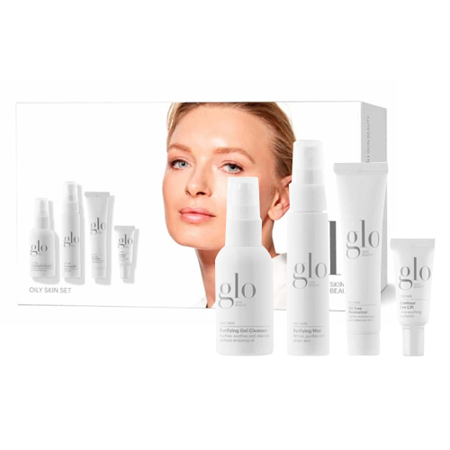 Glo Skin Beauty Skin Set - Oily on white background