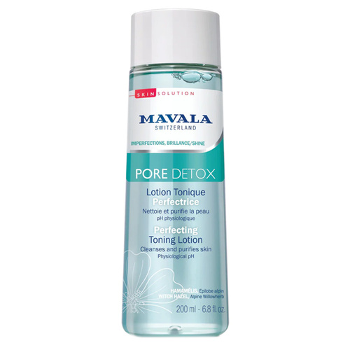 MAVALA Skin Solution Pore Detox Perfecting Toning Lotion on white background