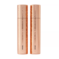 Skincare Serum and Cream Starter Kit on white background