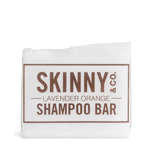 Skinny & Co. Skinny Natural Shampoo Bar - Lavender and Orange on white background