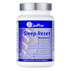 Sleep-Reset Melatonin on white background