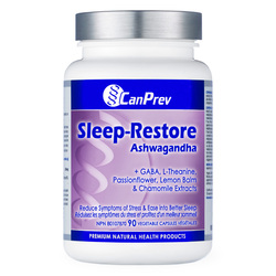 Sleep-Restore Ashwagandha on white background