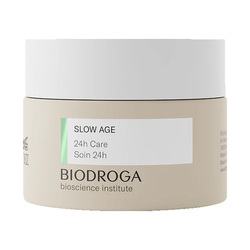 Slow Age 24h Care on white background