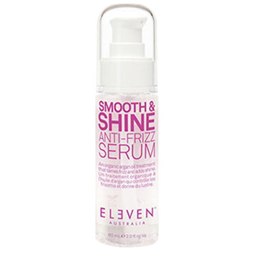 Eleven Australia Smooth and Shine Anti Frizz Serum on white background