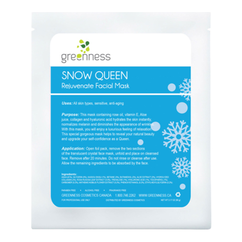 Greeness Cosmetics Snow Queen Rejuvenate Facial Mask, 90g/3.2 oz
