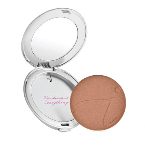 jane iredale So-Bronze Bronzing Powder #1 with Silver Compact on white background